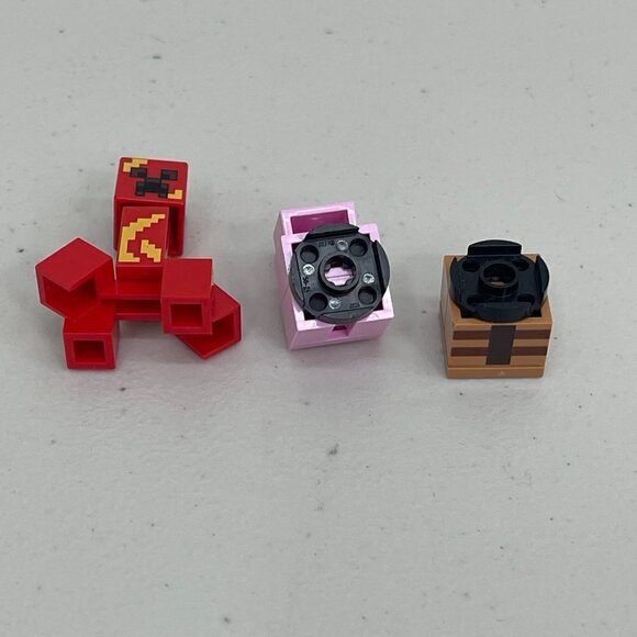 Lego Minecraft Pig Exploding Creeper Crafting Table Minifig Set - Picture 3 of 3